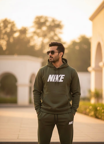 Men’s Classic Pullover Hoodie Tracksuit – Premium Fleece Sweatshirt & Jogger Set