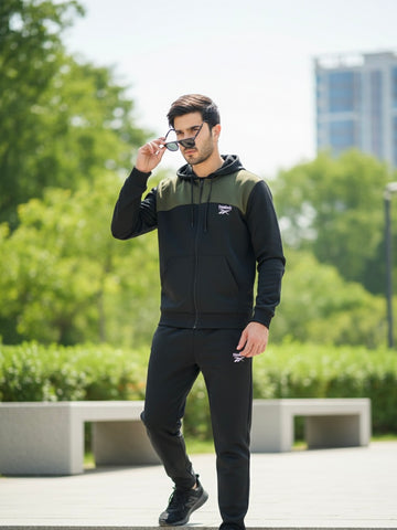Men’s Premium Two-Tone Tracksuit Set